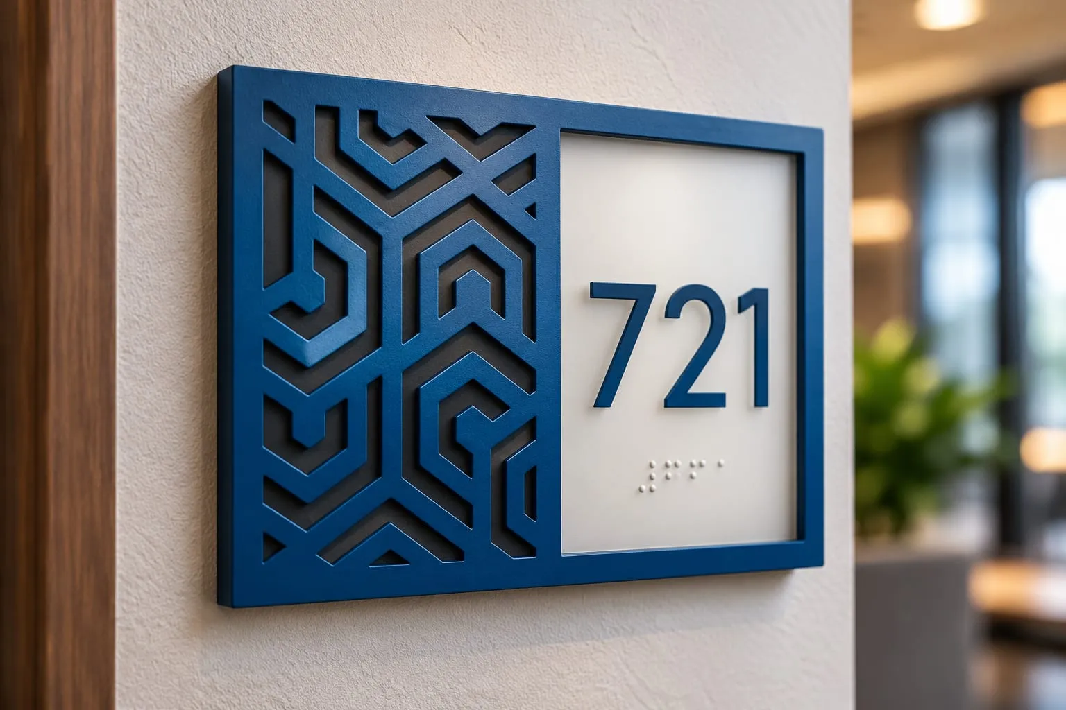 Modern ADA Room Sign 721