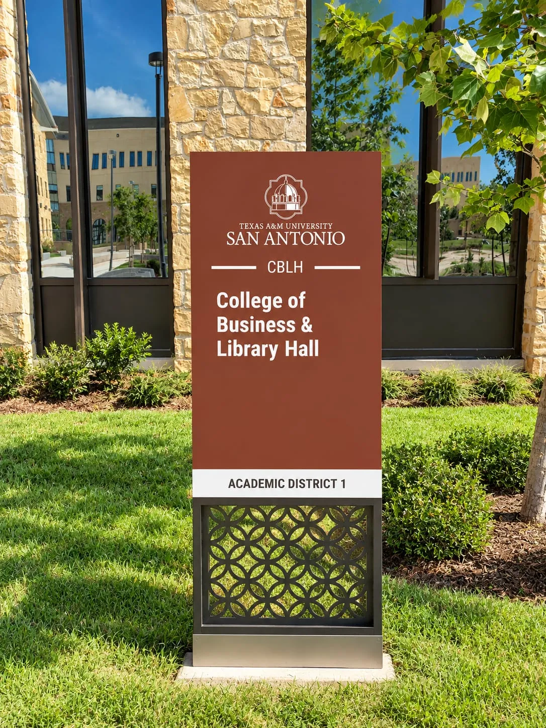 Texas A&M Campus Signage