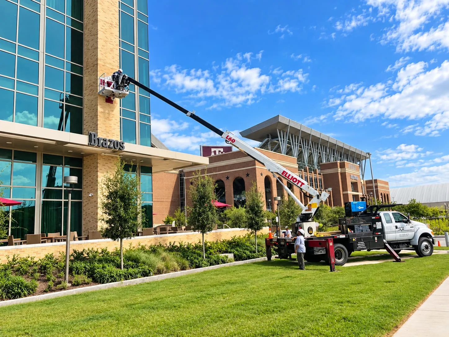 Brazos Venue Sign Installation