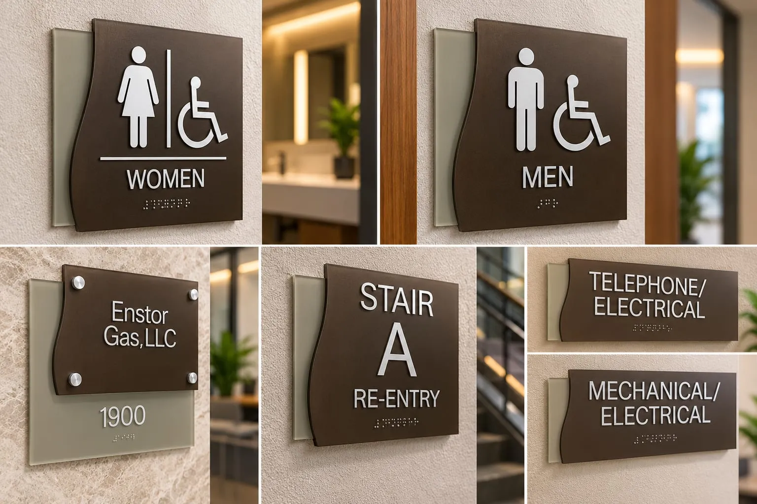 Modern ADA Signage Showcase