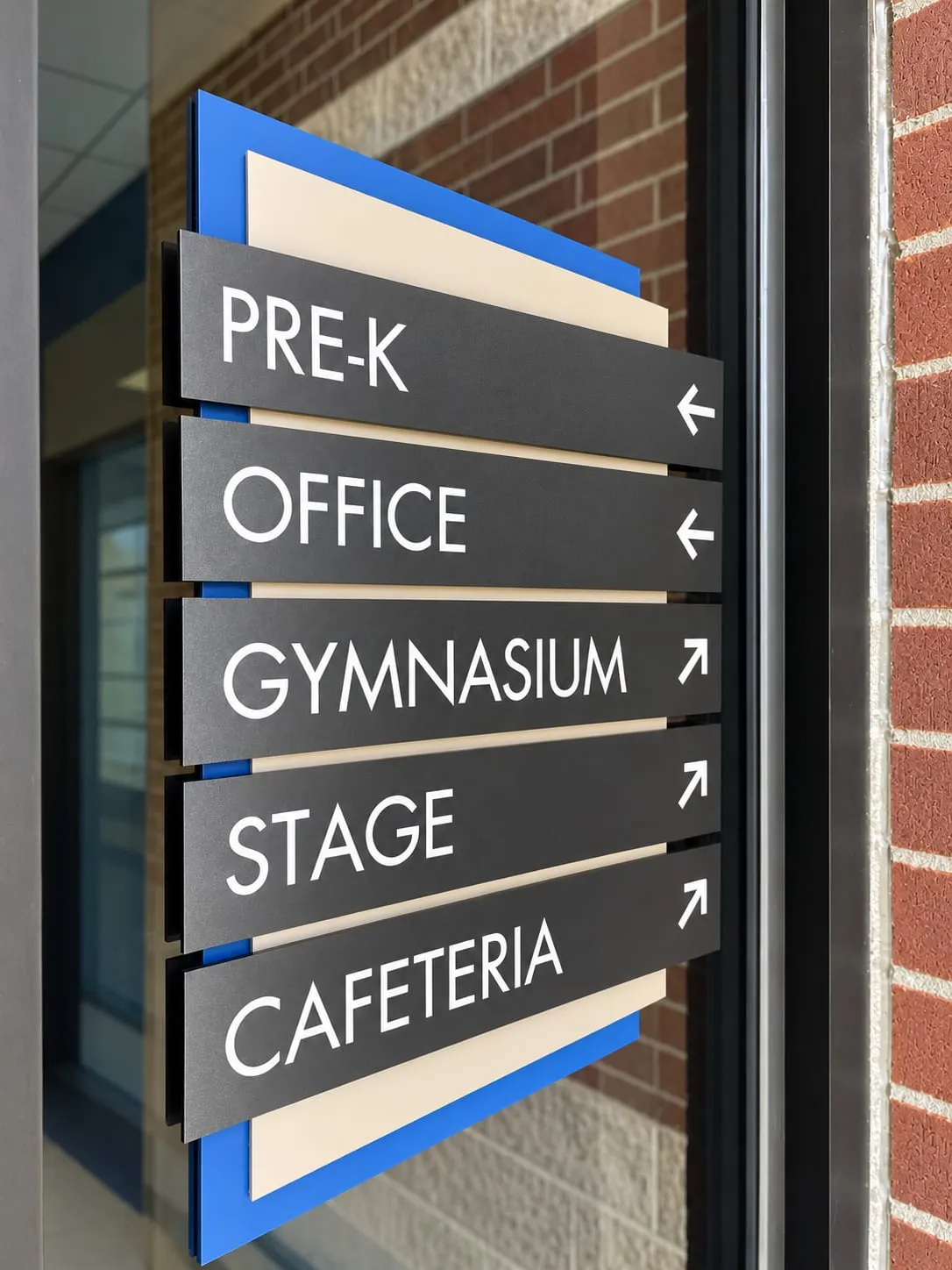 Modern School Directional Signage